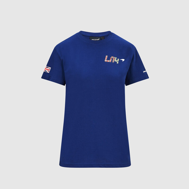 MCLAREN FW WOMENS LANDO NO4 SILVERSTONE TEE - blue