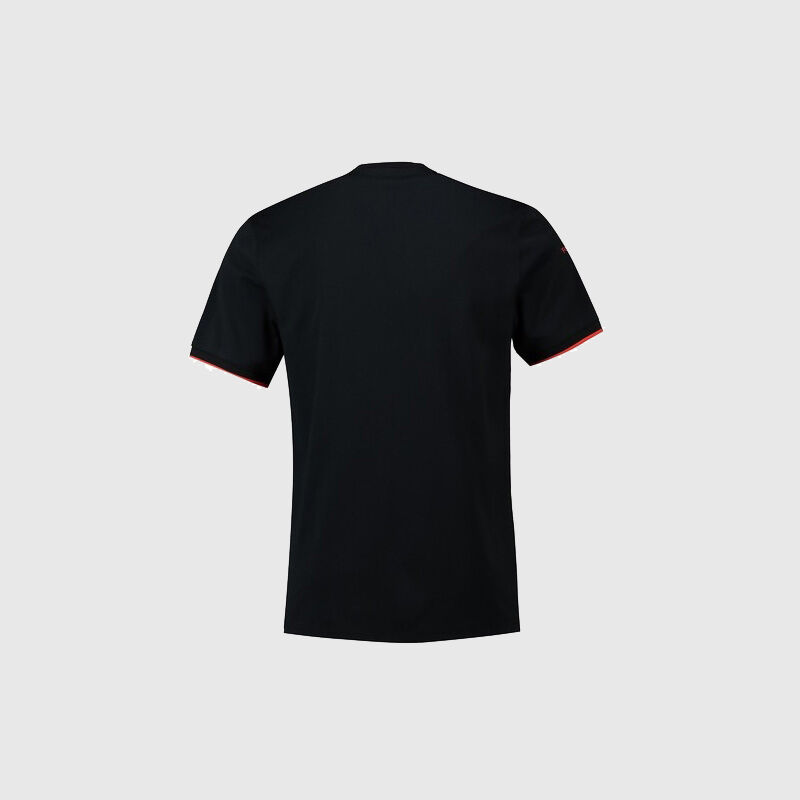 F1 TECH COLLECTION ZIP NECK POLO - black