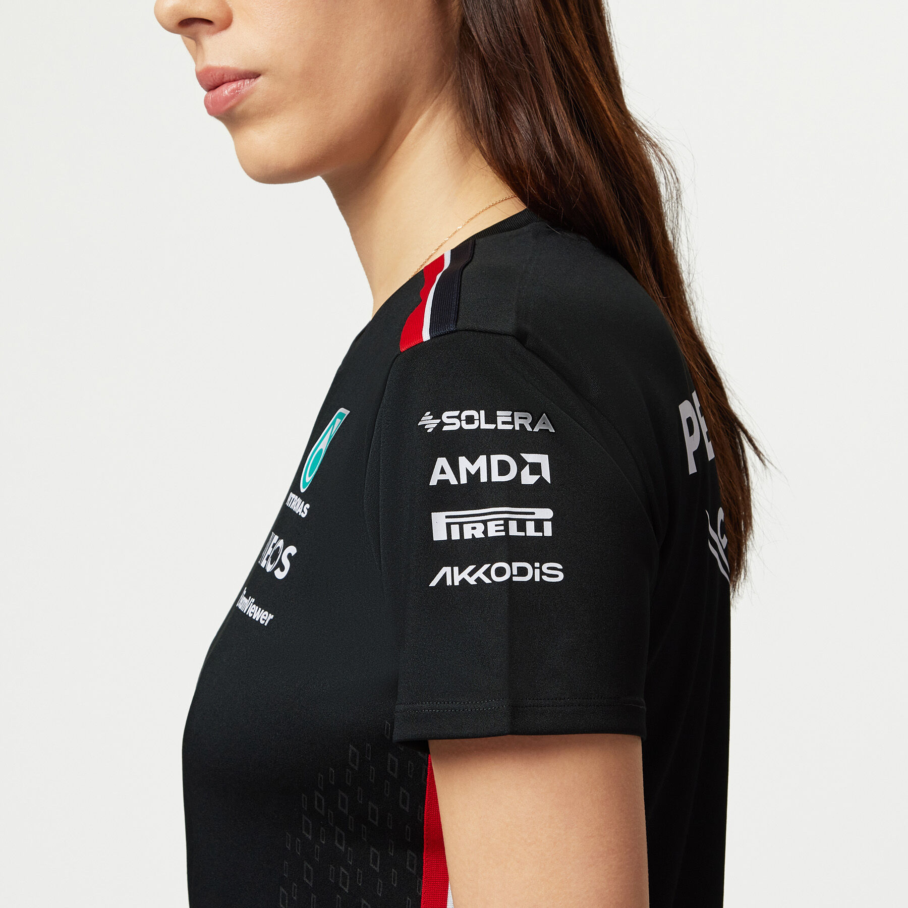 Women s 2023 Team Driver T shirt Mercedes AMG F1 Fuel For Fans