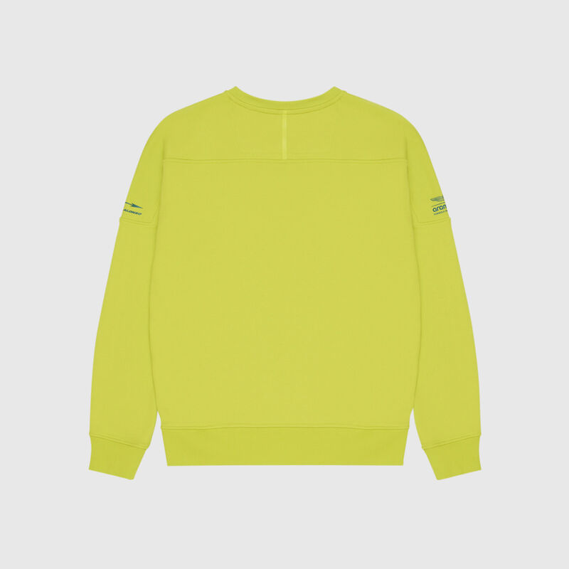 AMF1 FW KIMOA PATCH SWEATSHIRT - lime