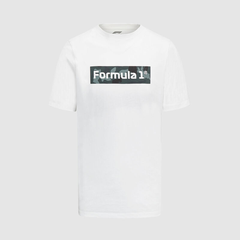 F1 FW CAMO TEE - white