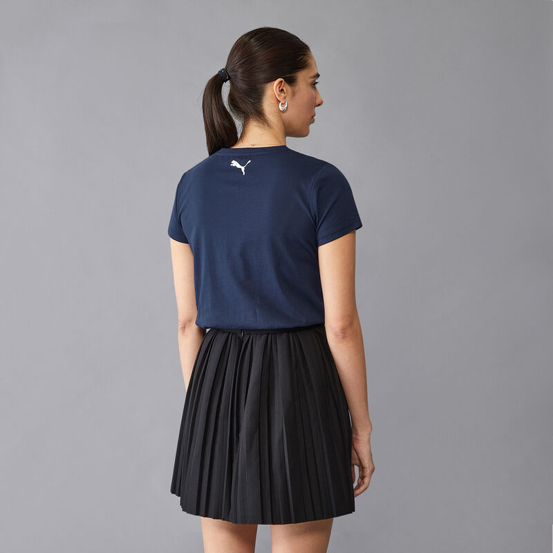 WILLIAMS RACING FW WOMENS LOGO TEE - navy