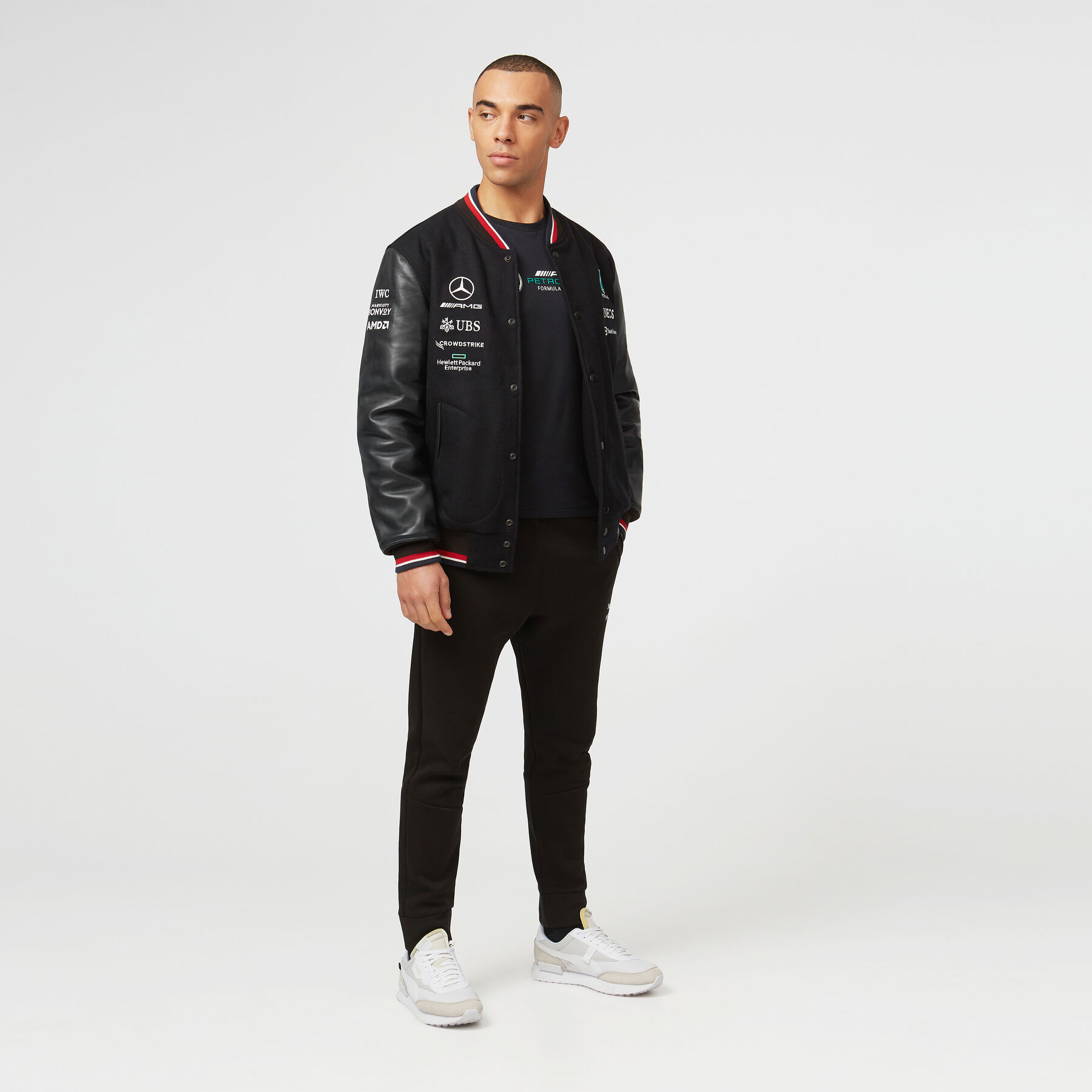 Lewis hamilton varsity jacket hotsell