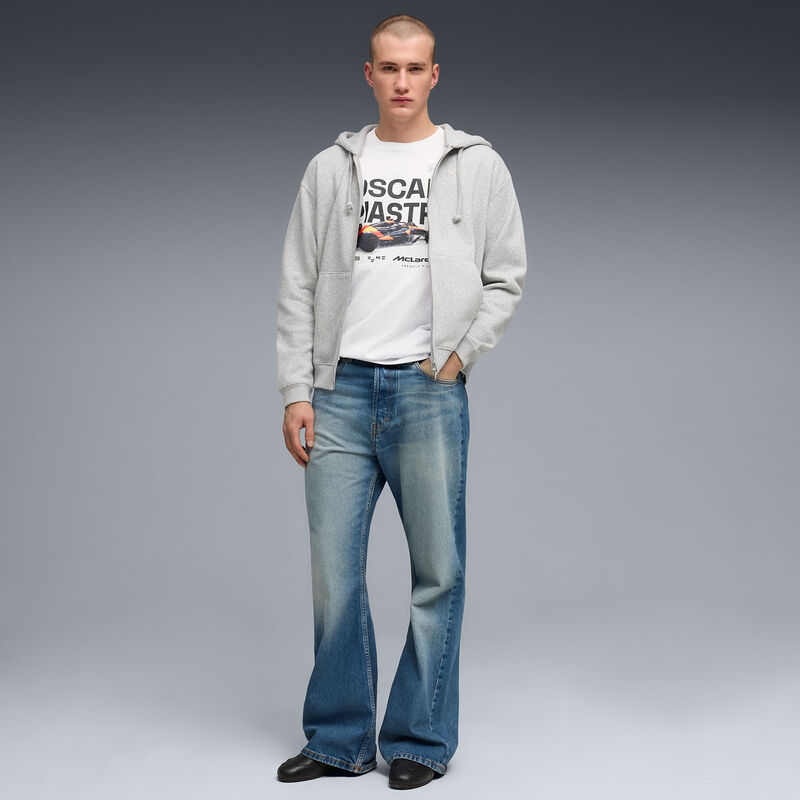 ML FW Piastri Tee - Grey Marl