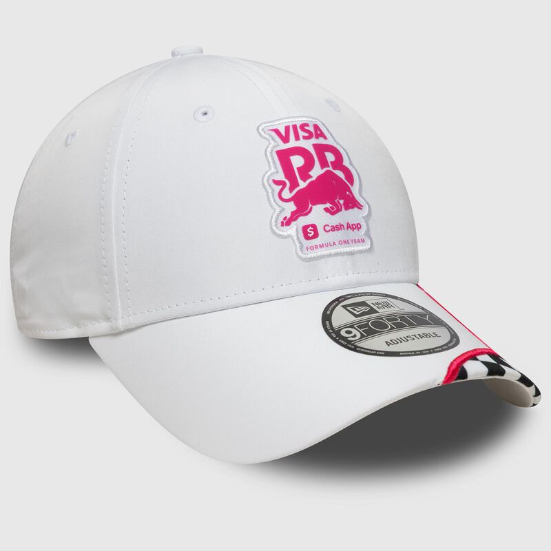 VCARB FW CHECKER 9FORTY CAP - White