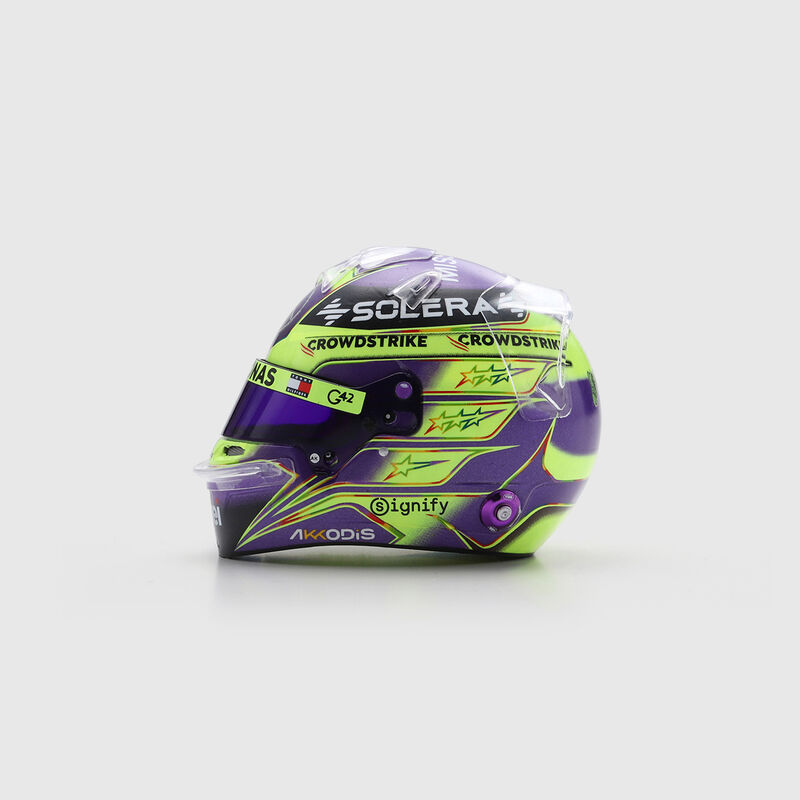 MAPF1 LH 2024 1:5 SCALE HELMET - neon yellow
