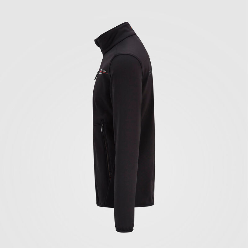 PORSCHE FW MENS SOFTSHELL JACKET - black