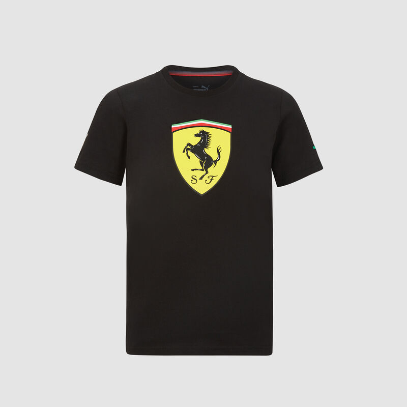 SF PU FW KIDS LARGE SHIELD TEE - black