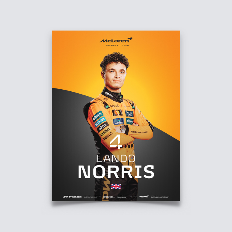 MCL LN 2025 DRIVER POSTER - Orange