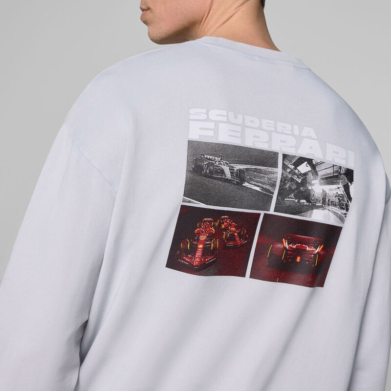 SF FW Driver Crew Sweatshirt - mid grey