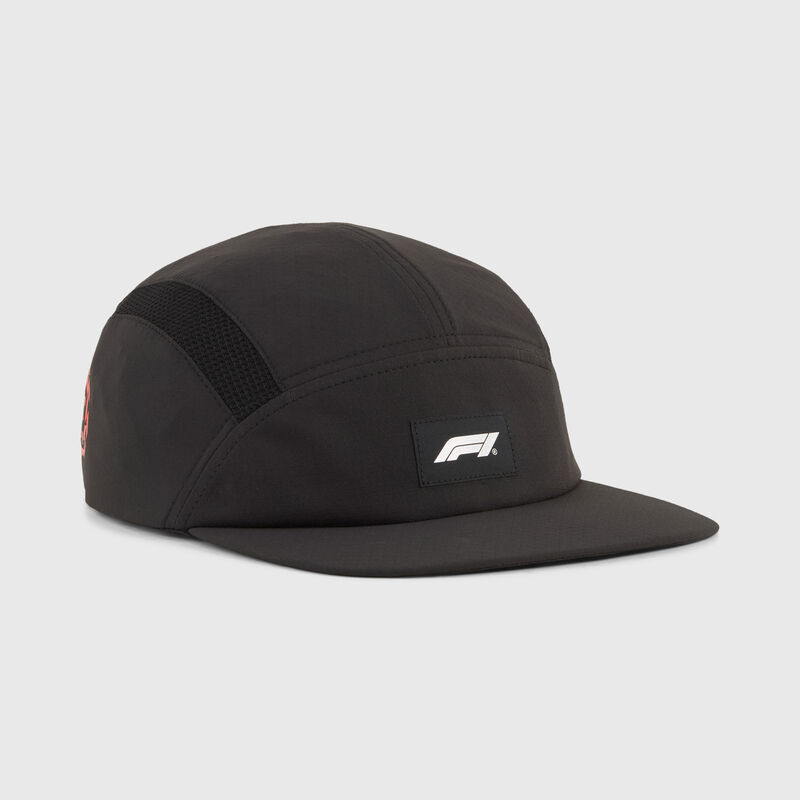 F1 LS RCT 5-PANEL CAP - black