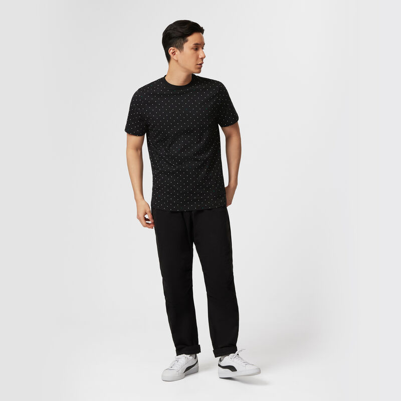 MAPF1 FW MENS POLKA DOT TEE - black