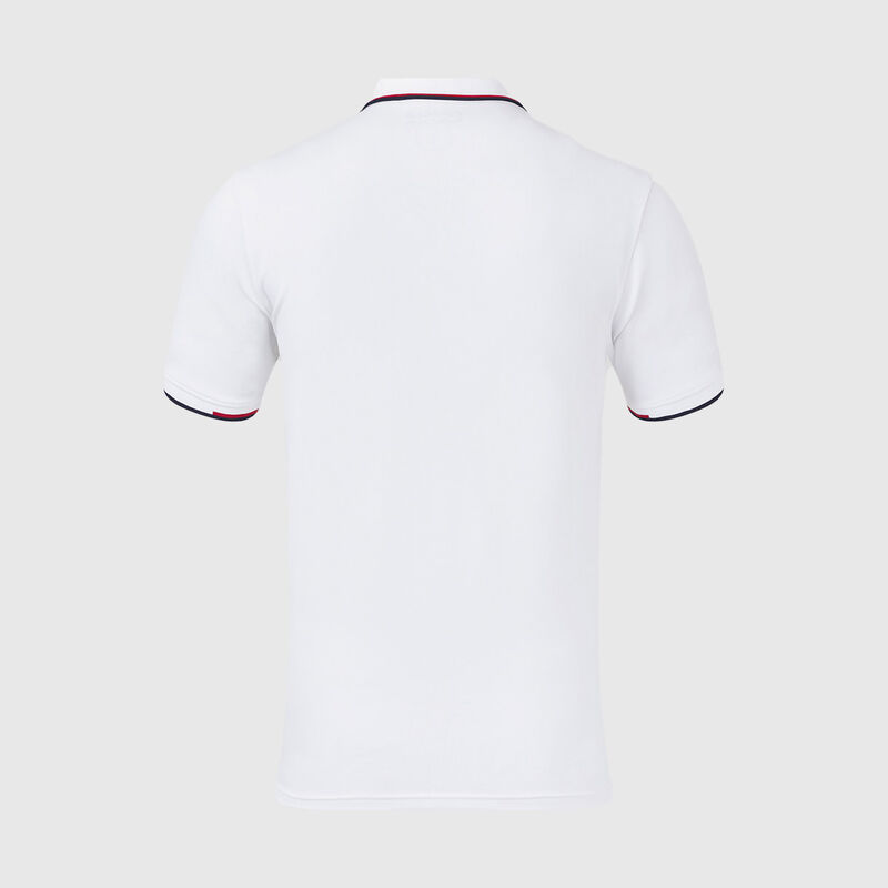 RBR FW UNISEX FULL COLOUR CORE POLO - white