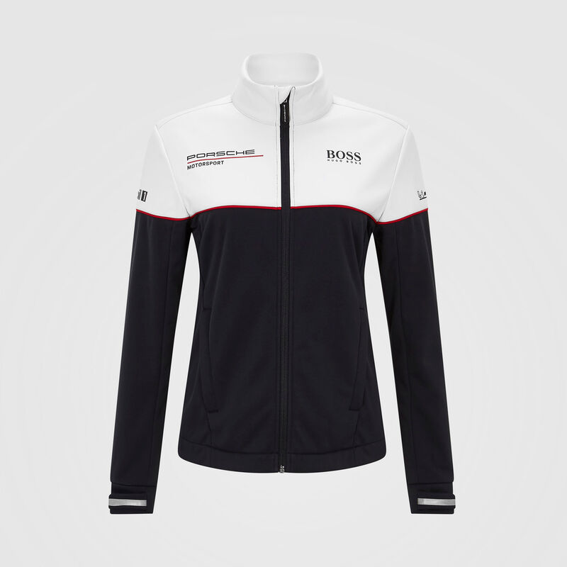 PORSCHE RP WOMENS TEAM SOFTSHELL JACKET - black