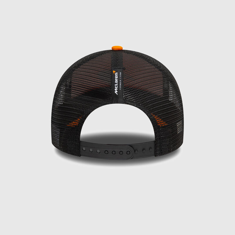 MCLAREN SL RP PRINT TRUCKER 9FORTY CAP - orange