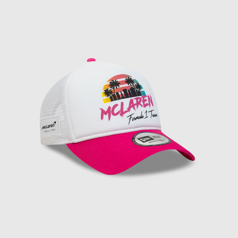 MCLAREN SL MIAMI TRUCKER CAP - white