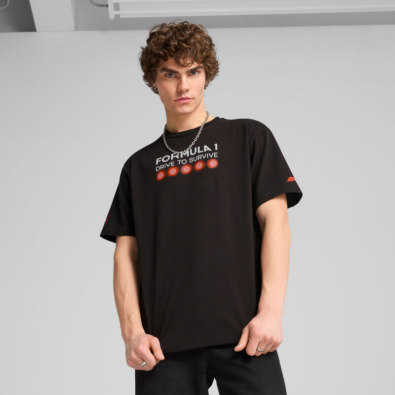F1 FW DTS Graphic Tee Relaxed - black
