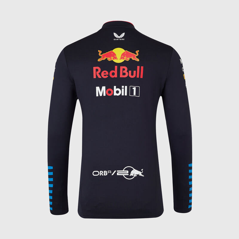 RBR RP UNISEX 1/4 ZIP MIDLAYER - navy