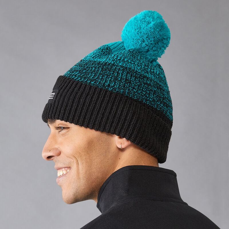 MAPF1 FW GRADIENT BOBBLE BEANIE - black