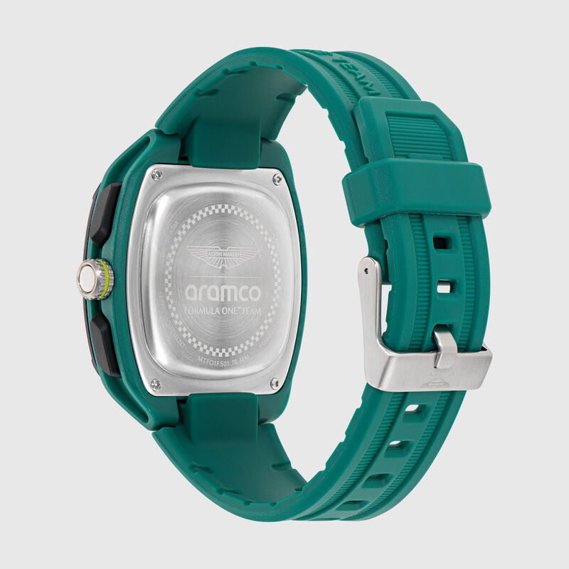 AMF1 OVR SILICONE STRAP WATCH - Green