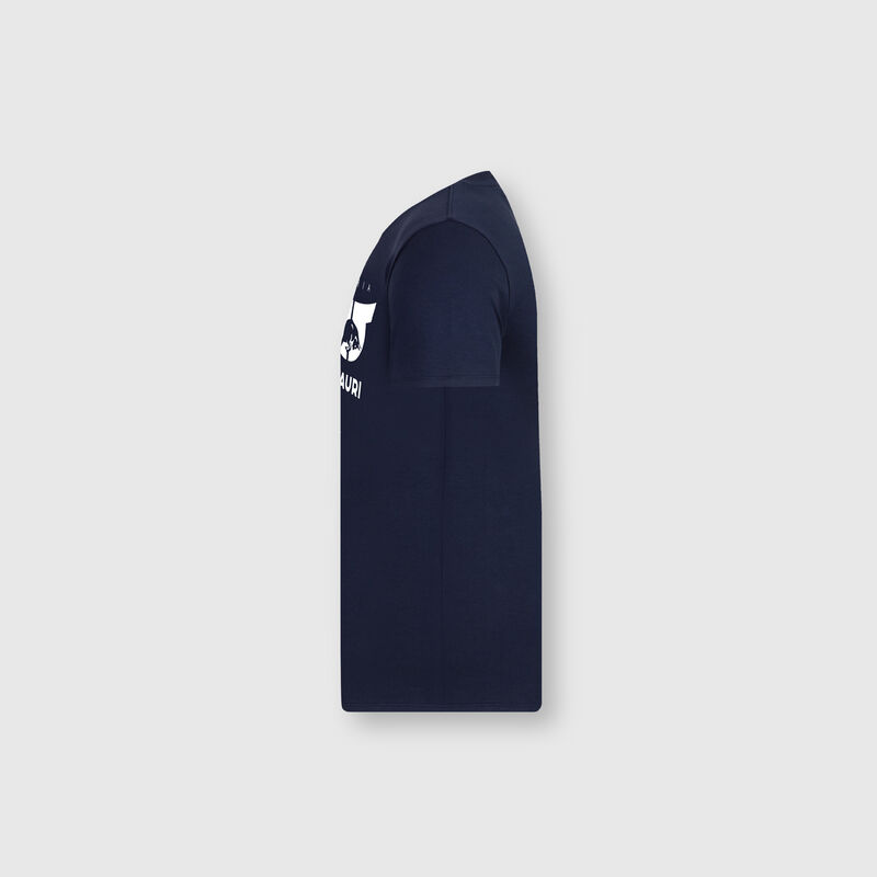 ALPHA TAURI RP KIDS LARGE LOGO TEE - navy