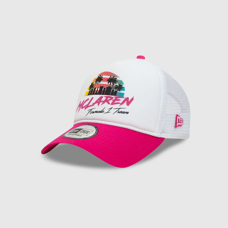 MCLAREN SL MIAMI TRUCKER CAP - white