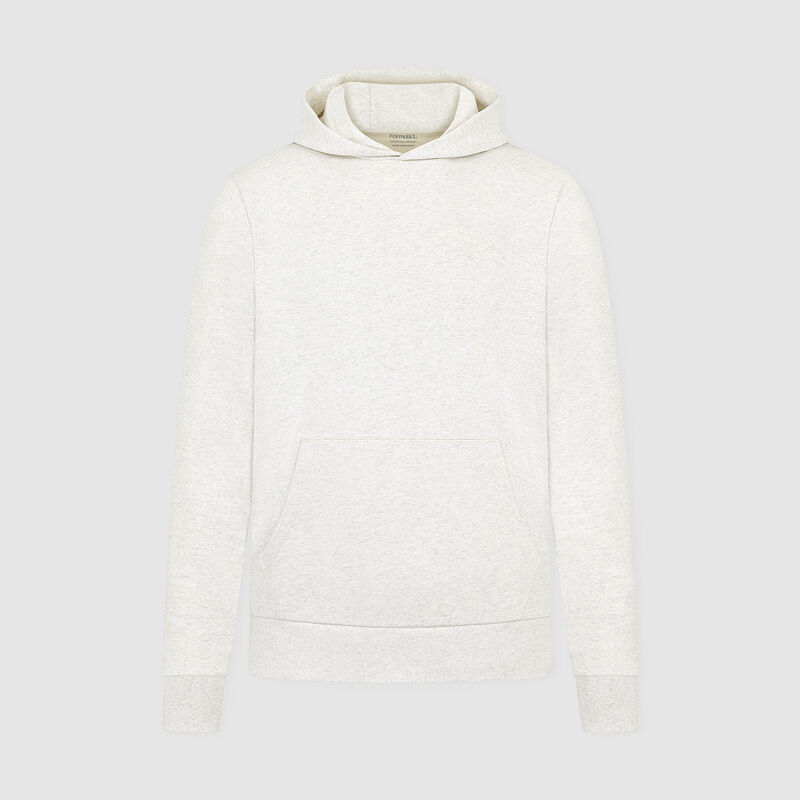 F1 FW BOUCLE HOODY - white