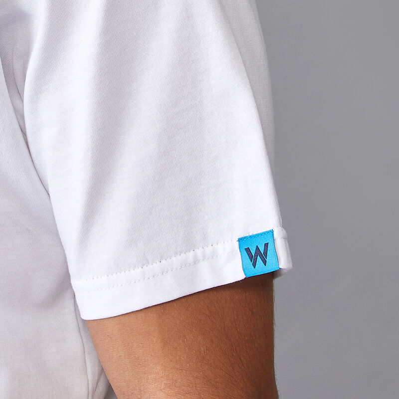 WILLIAM RACING FW MENS ABSTRACT W TEE - white