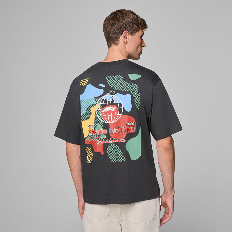 F1 FW CAMO GRAPHIC TEE - black