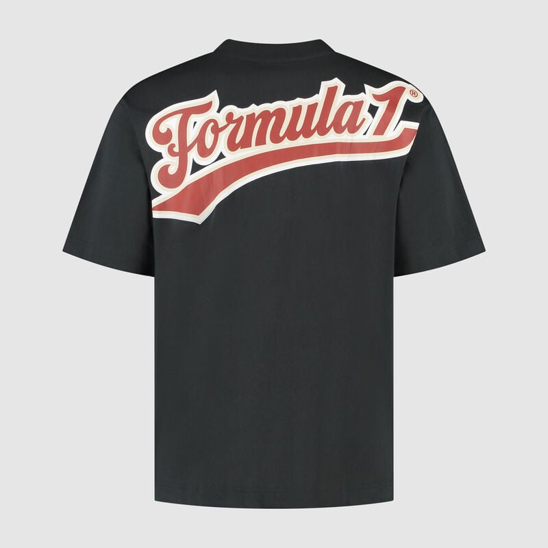 F1 FW HERITAGE LOGO TEE - black
