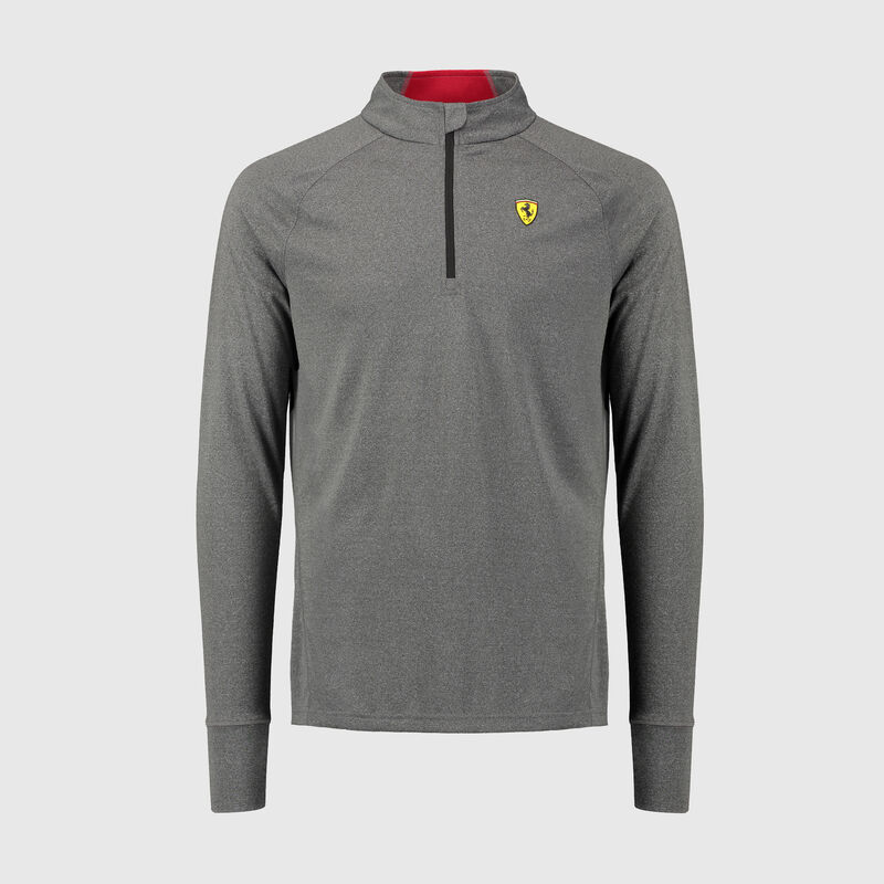 SF FW MENS LS 1/2 ZIP MIDLAYER - grey
