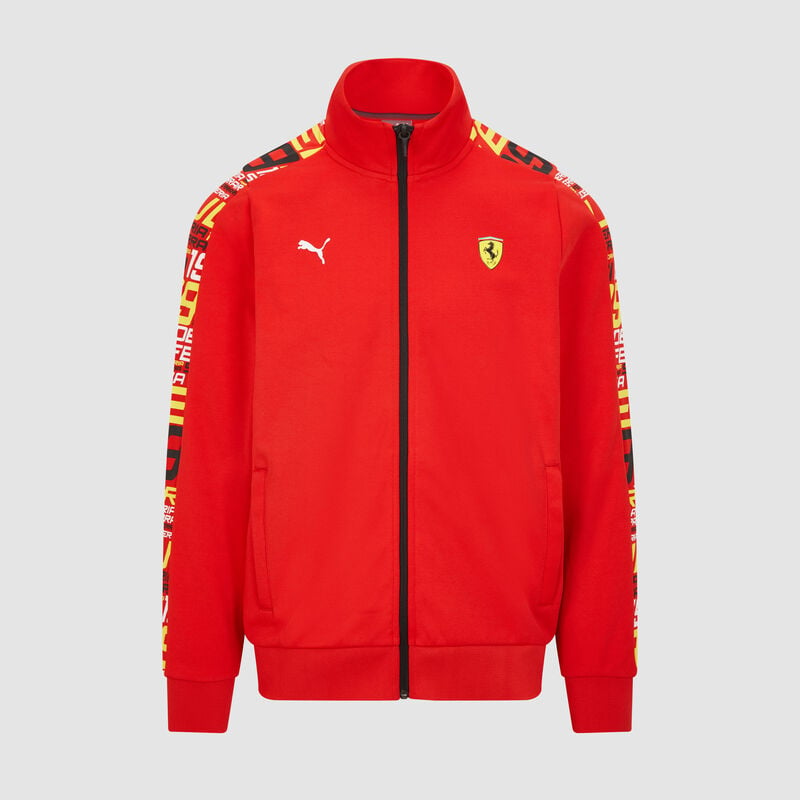 SF PU FW MENS TRACK JACKET - red