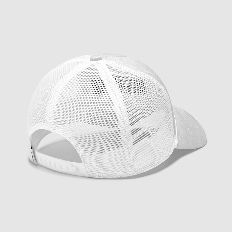 F1 FW BOUCLE TRUCKER CAP - white