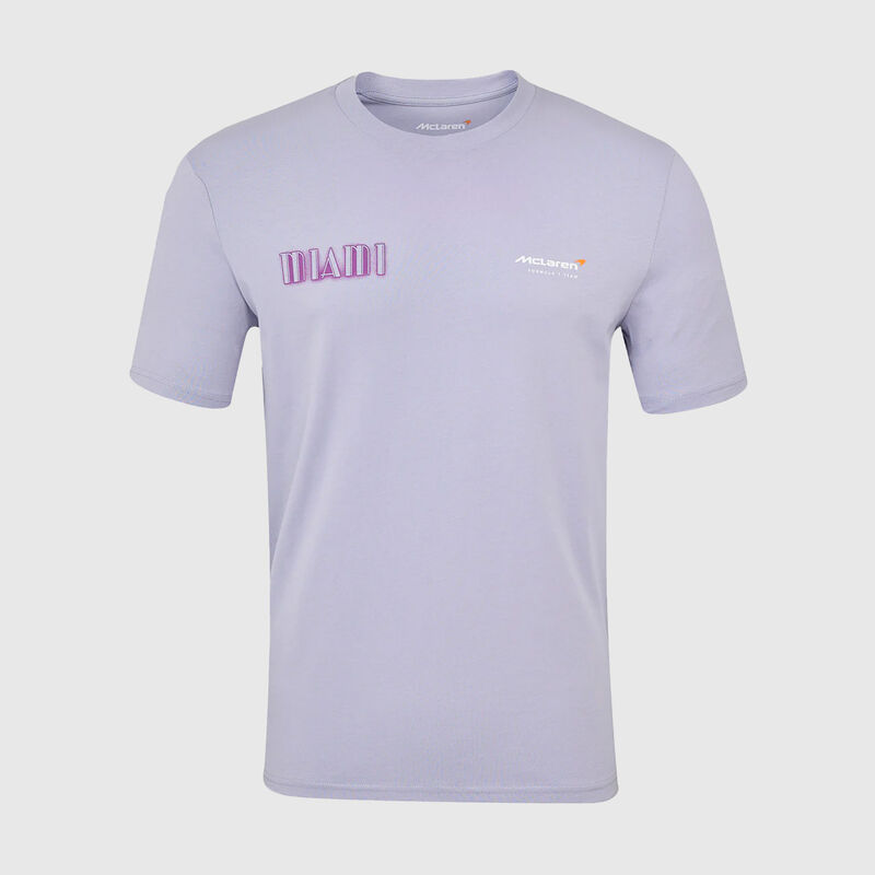 MCL SE UNISEX MIAMI RF GRAPHIC TEE - purple