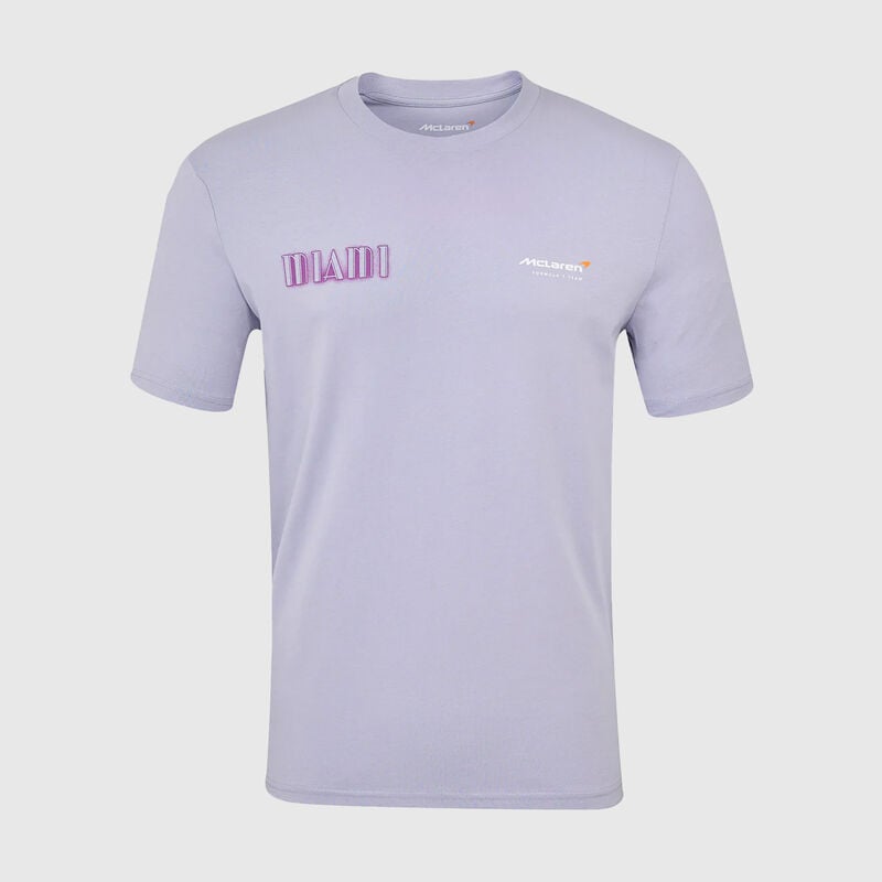 MCL SE UNISEX MIAMI RF GRAPHIC TEE - purple