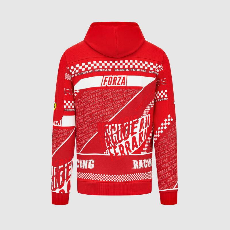 SF FW MENS GRAPHIC HOODY - red