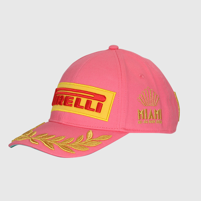 Pirelli F1® 2025 Miami GP Podium Cap 2025 - F1 Collection - Pink ONE SIZE - 806812550739 - Fuel For Fans F1 Merchandise store