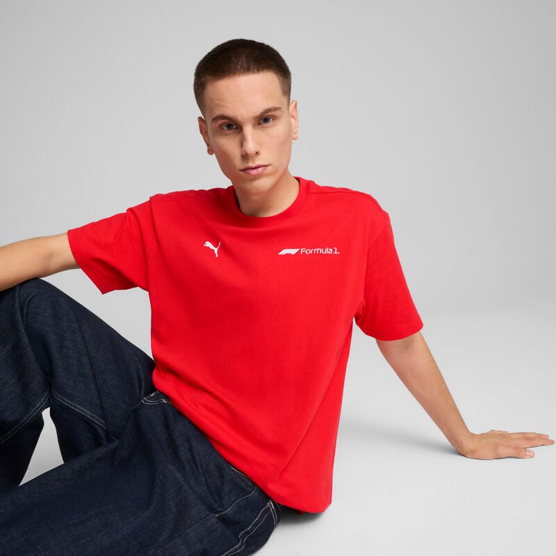 F1 ESS+ TEE - RELAXED - red