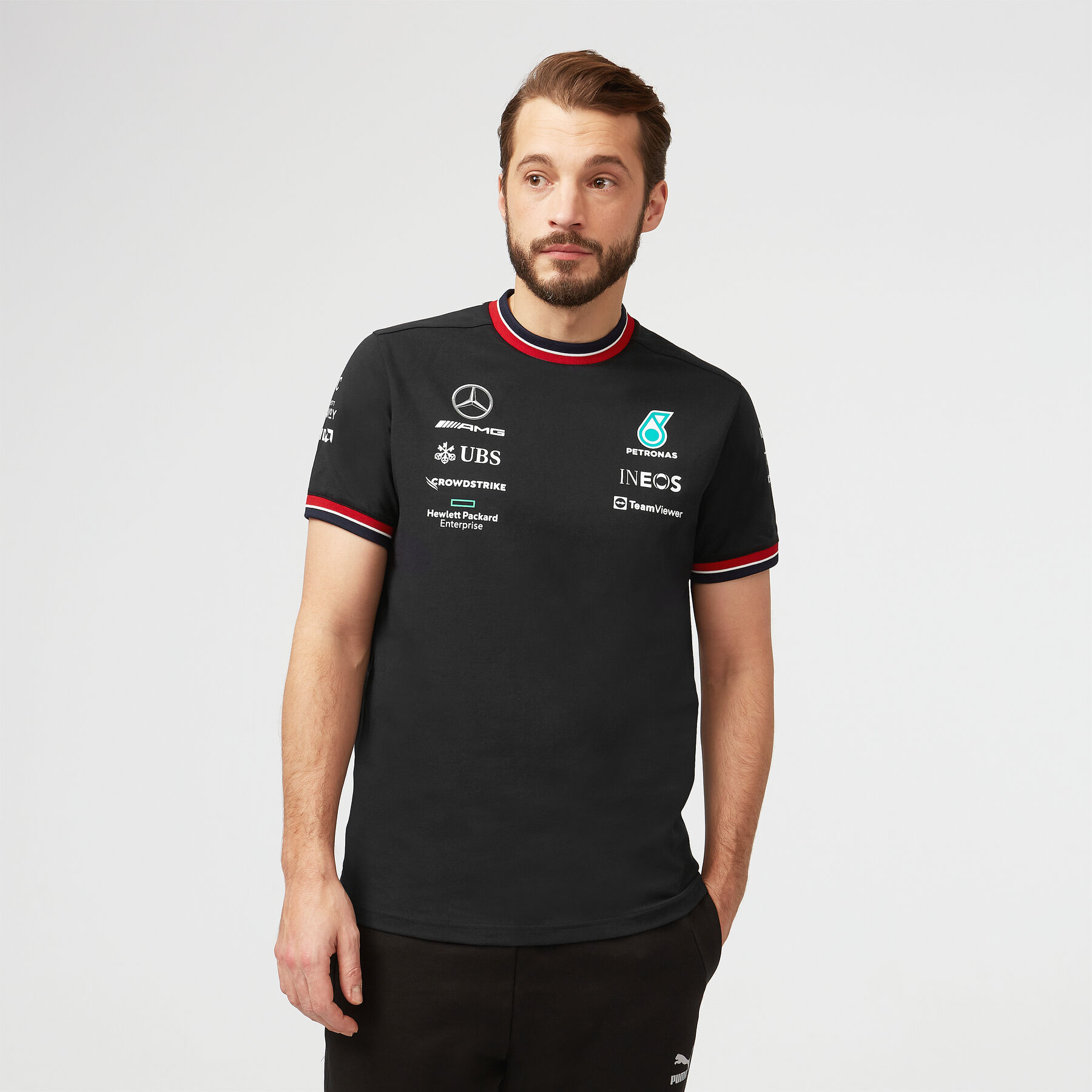 2022 Team T Shirt Mercedes AMG Petronas Fuel For Fans