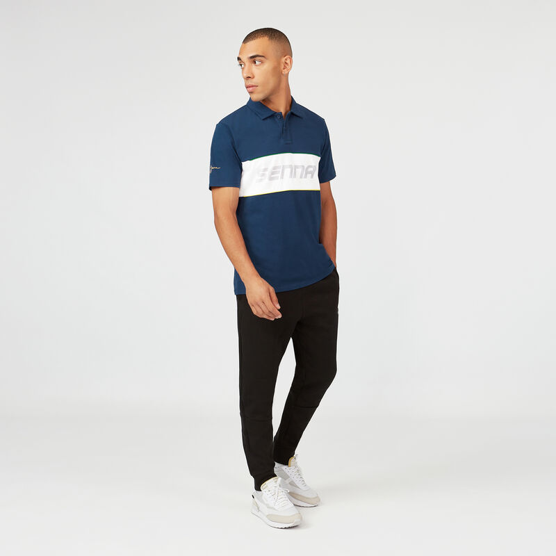 AS FW MENS RACE POLO - navy
