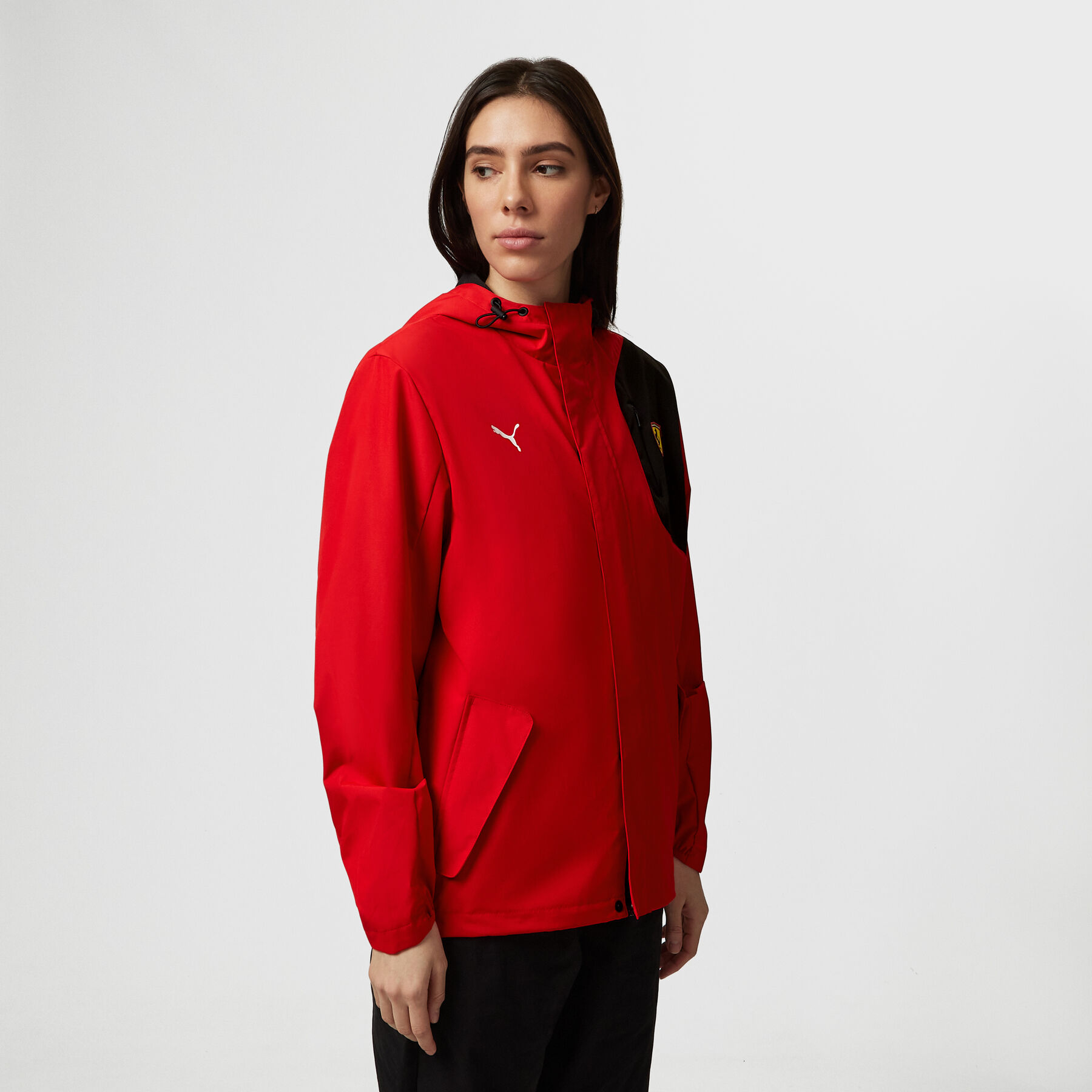 Logo Rain Jacket Scuderia Ferrari F1 Fuel For Fans