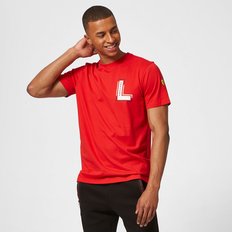 SF FW MENS LECLERC DRIVER TEE - red