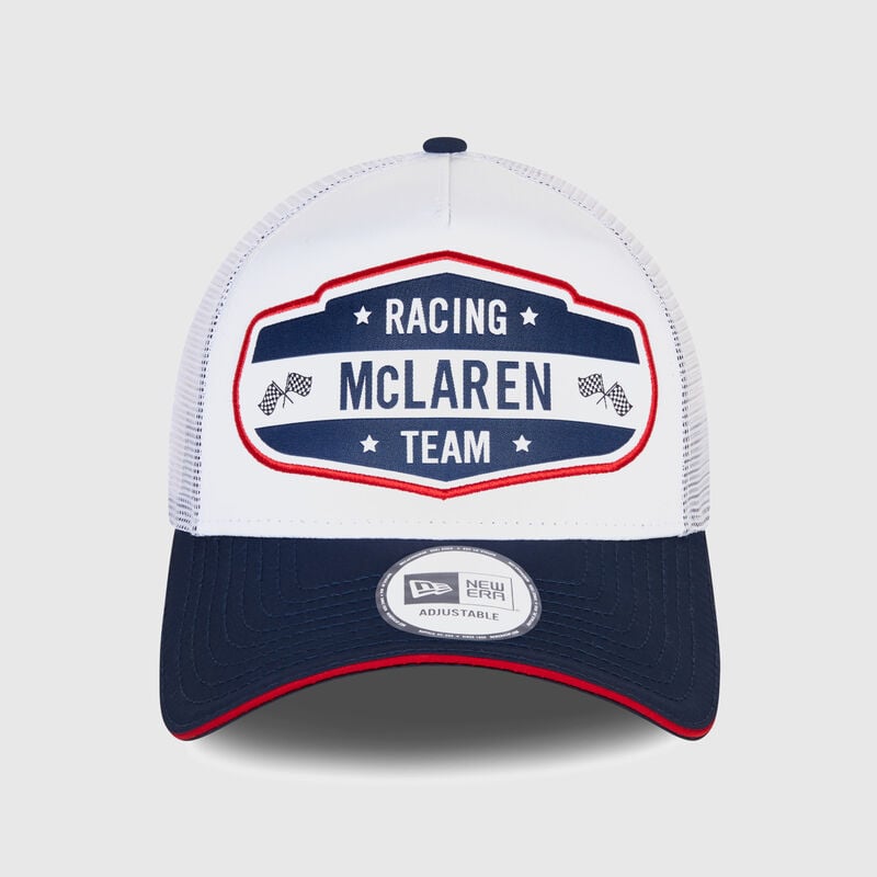 MCLAREN SL USA E-FRAME TRUCKER CAP - white