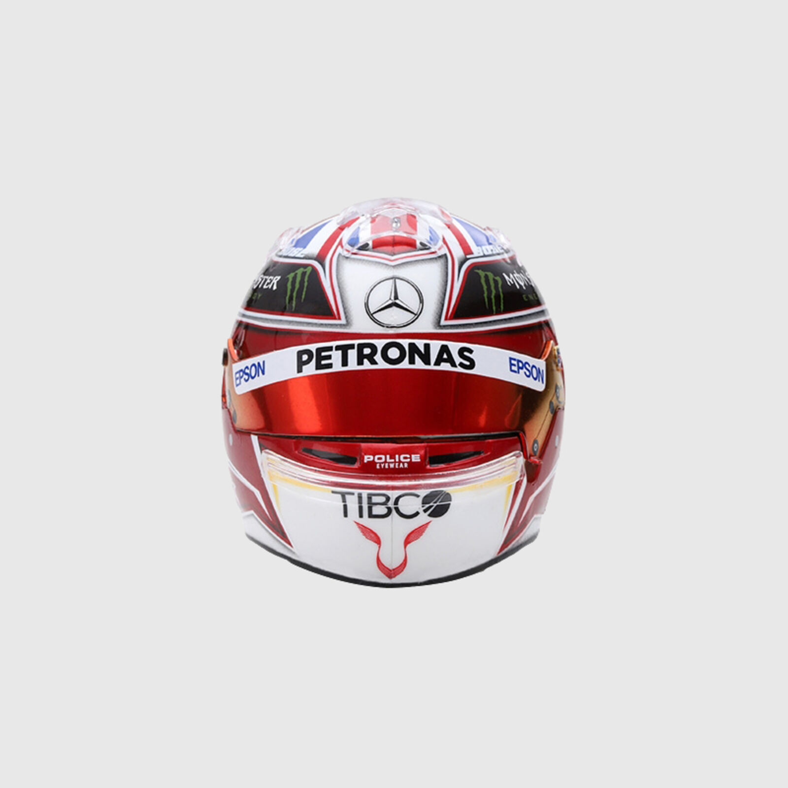 Lewis Hamilton 1:5 Silverstone Mini Helmet - Mercedes-AMG Petronas