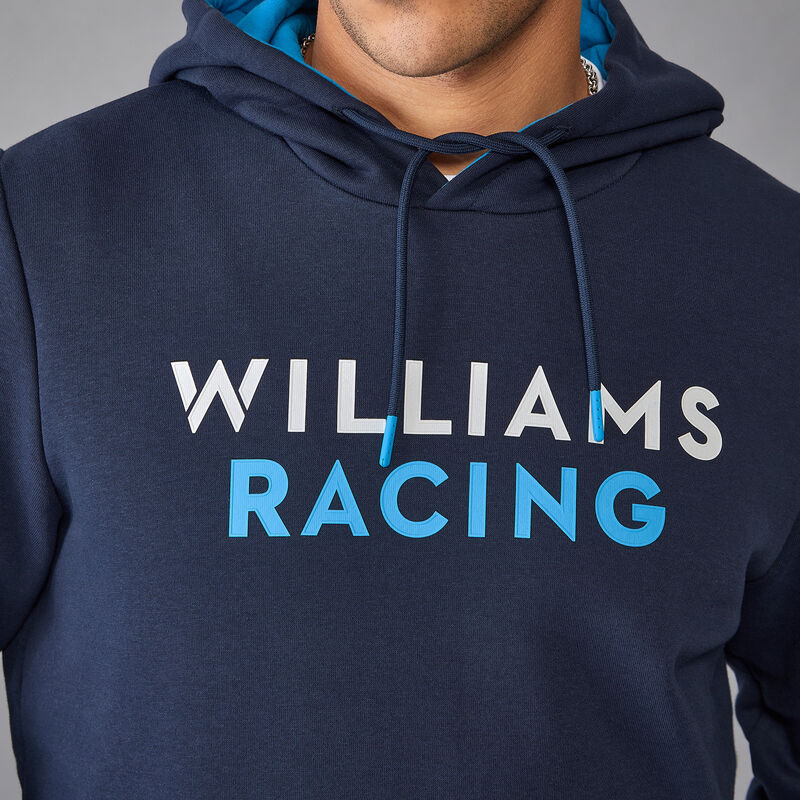 WILLIAMS RACING FW MENS HOODY - navy