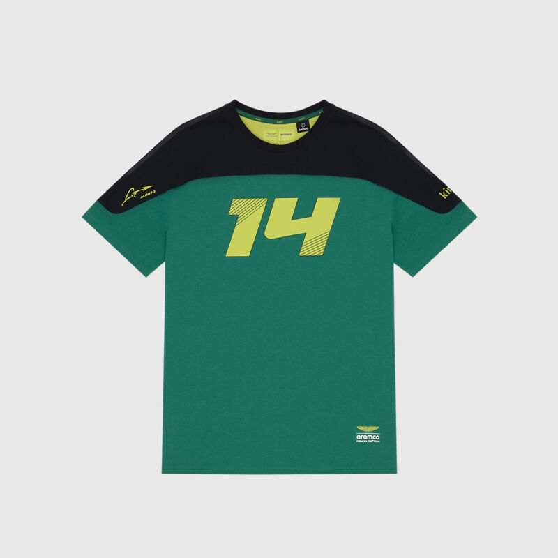 Kimoa Alonso 14 T-shirt 2024 - Aston Martin F1 Team - Green XL - 8445014021580 - Fuel For Fans F1 Merchandise store