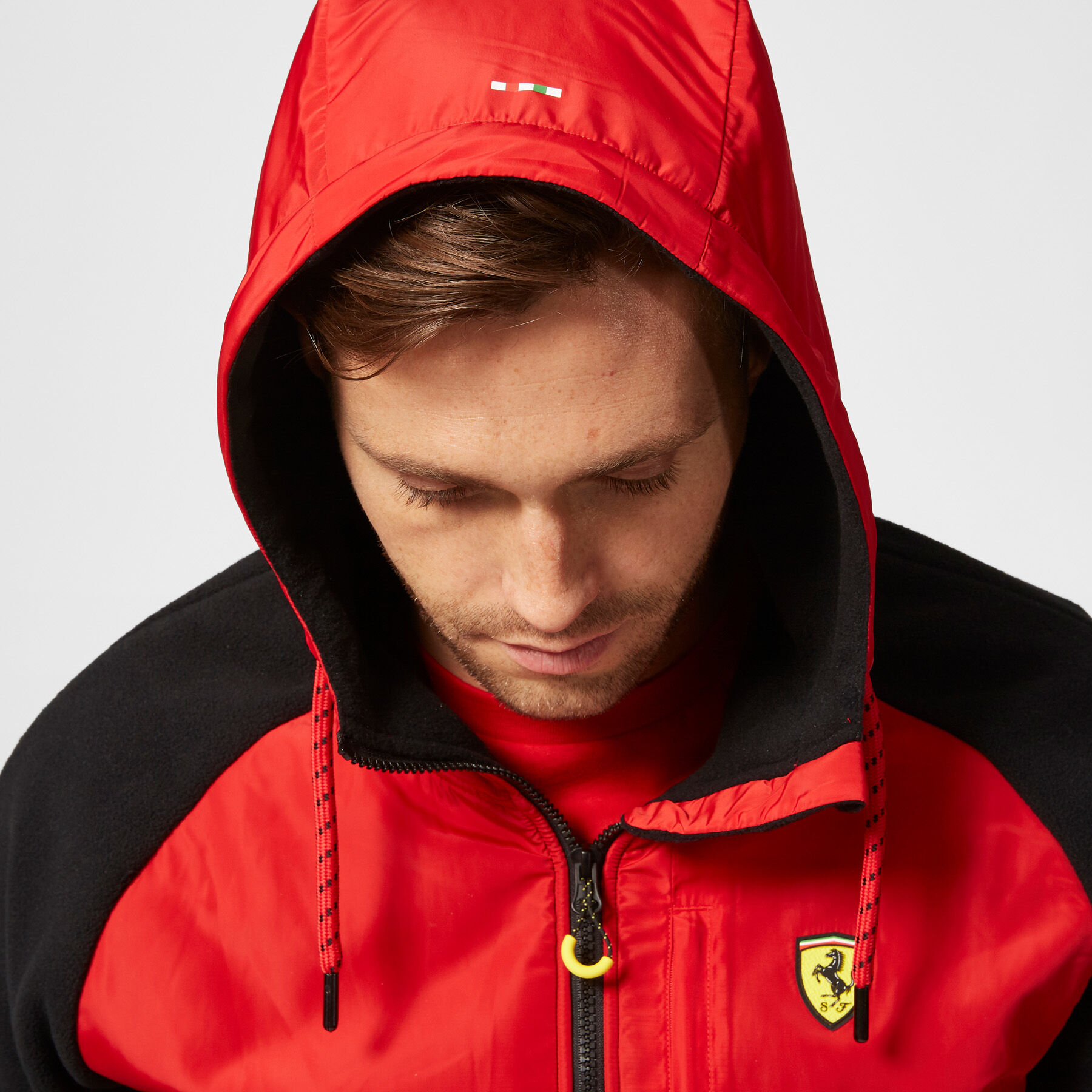 Ferrari zip up jacket hot sale