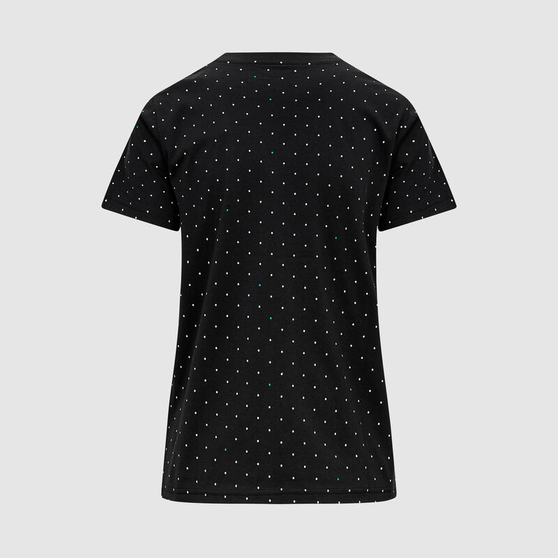 MAPF1 FW WOMENS POLKA DOT TEE - black