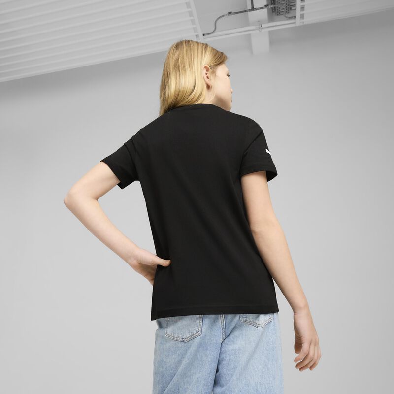 SF LS RACE KIDS COLOURED BIG SHEILD TEE - black