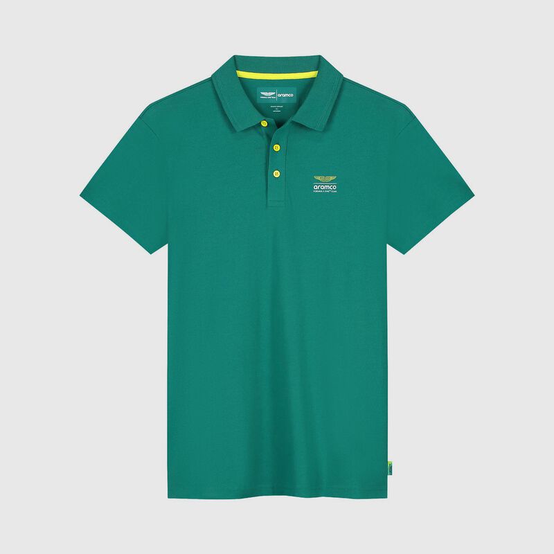 Seasonal Polo 2026 - Aston Martin F1 Team - Am green XS for males - 8719203575797 - Fuel For Fans F1 Merchandise store
